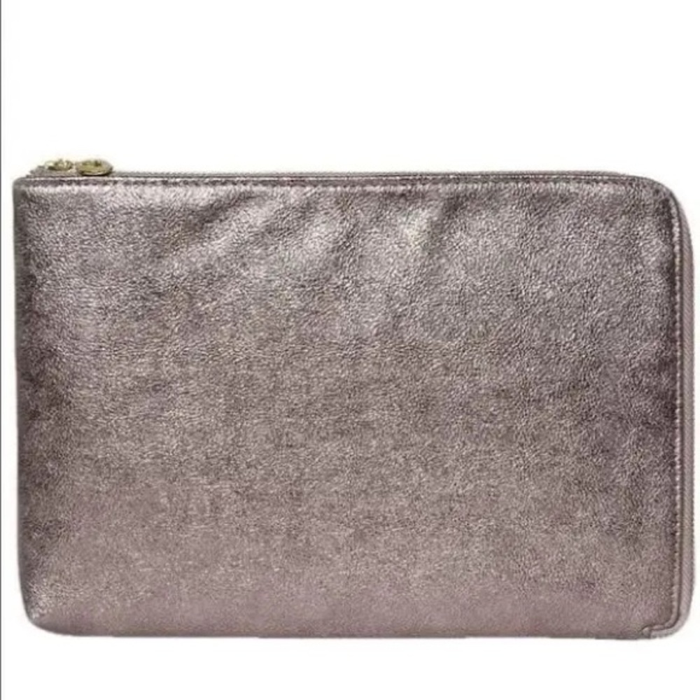 Gunmetal Metallic Clutch